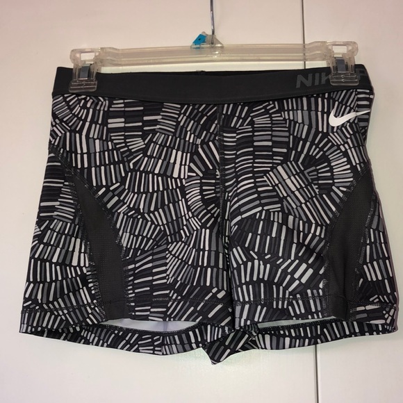 Nike Pants - Grey and White Nike Pro Spandex Shorts Nike Pants - Grey and White Nike Pro Spandex Shorts